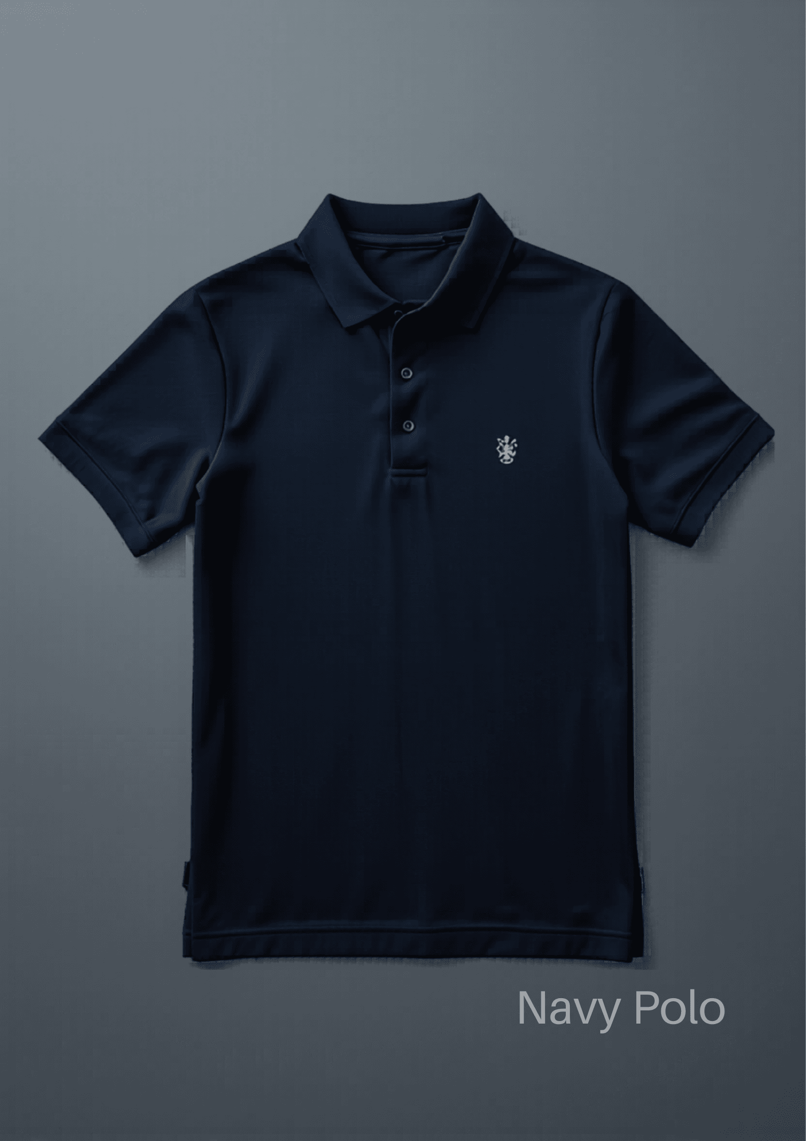 Savage Pique Polo — Navy