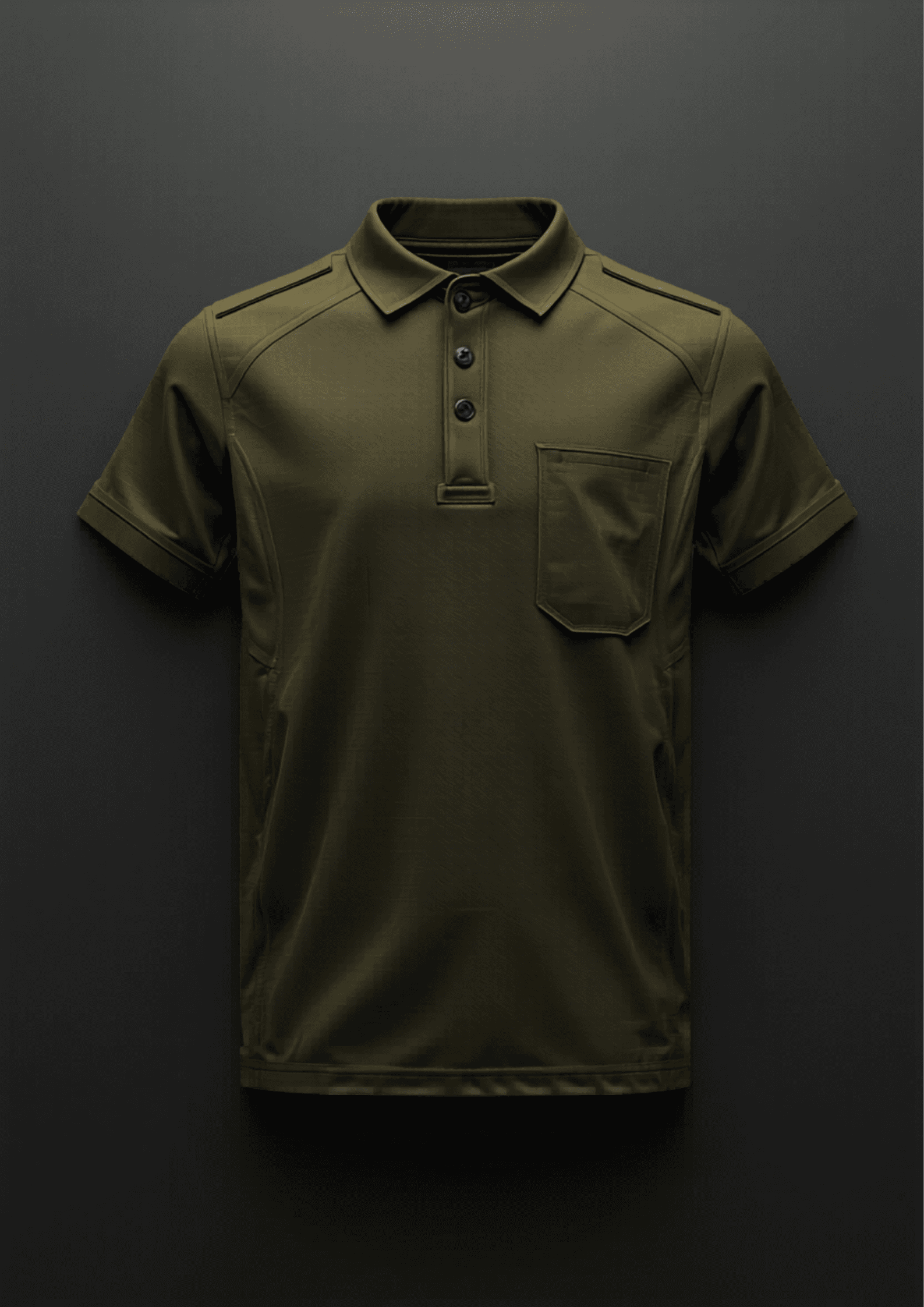 Savage Logo Polo — Olive