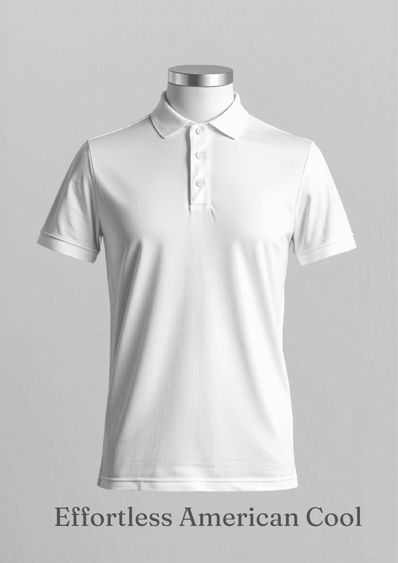 Savage Pique Polo — White