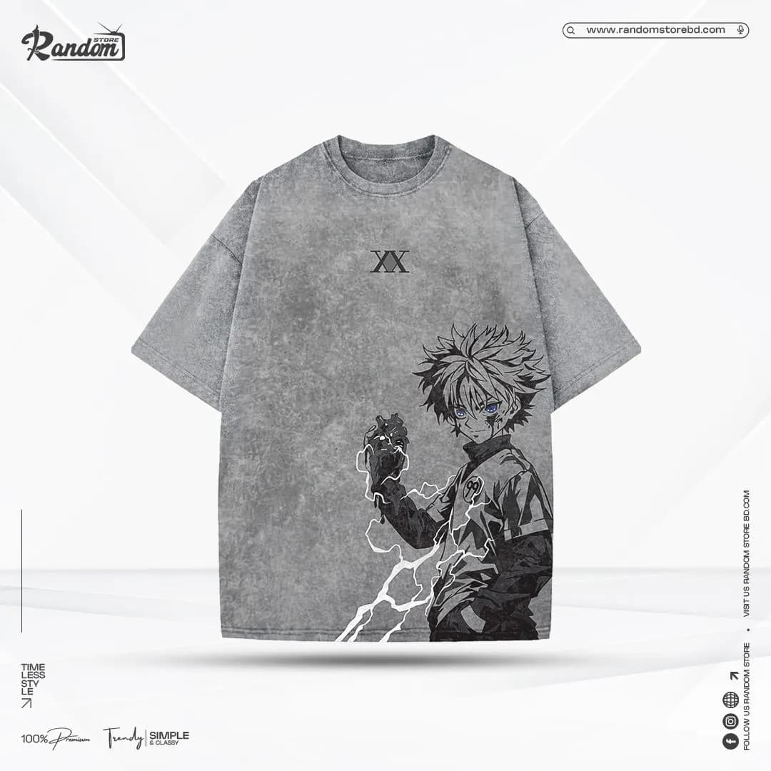 Hunter x Hunter — Killua Zoldyck Acid Wash — Savageon Bangladesh