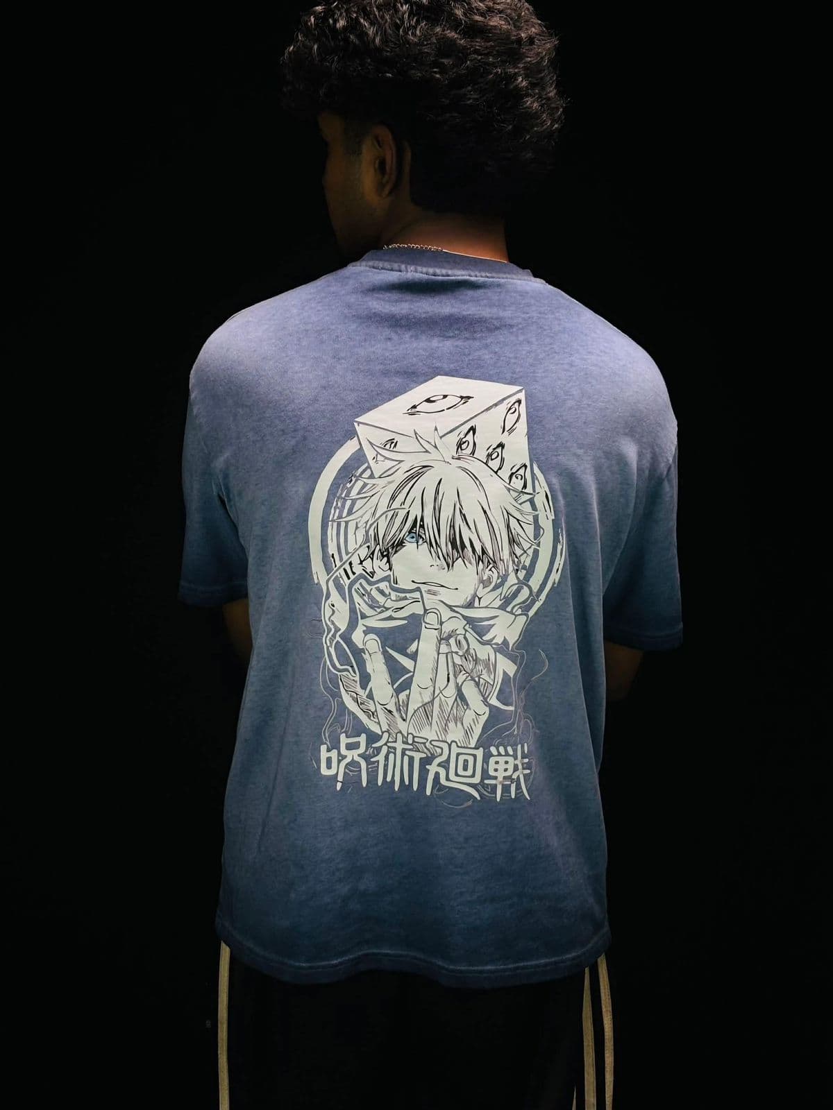 Jujutsu Kaisen — Gojo Blue Acid Wash — Savageon Bangladesh