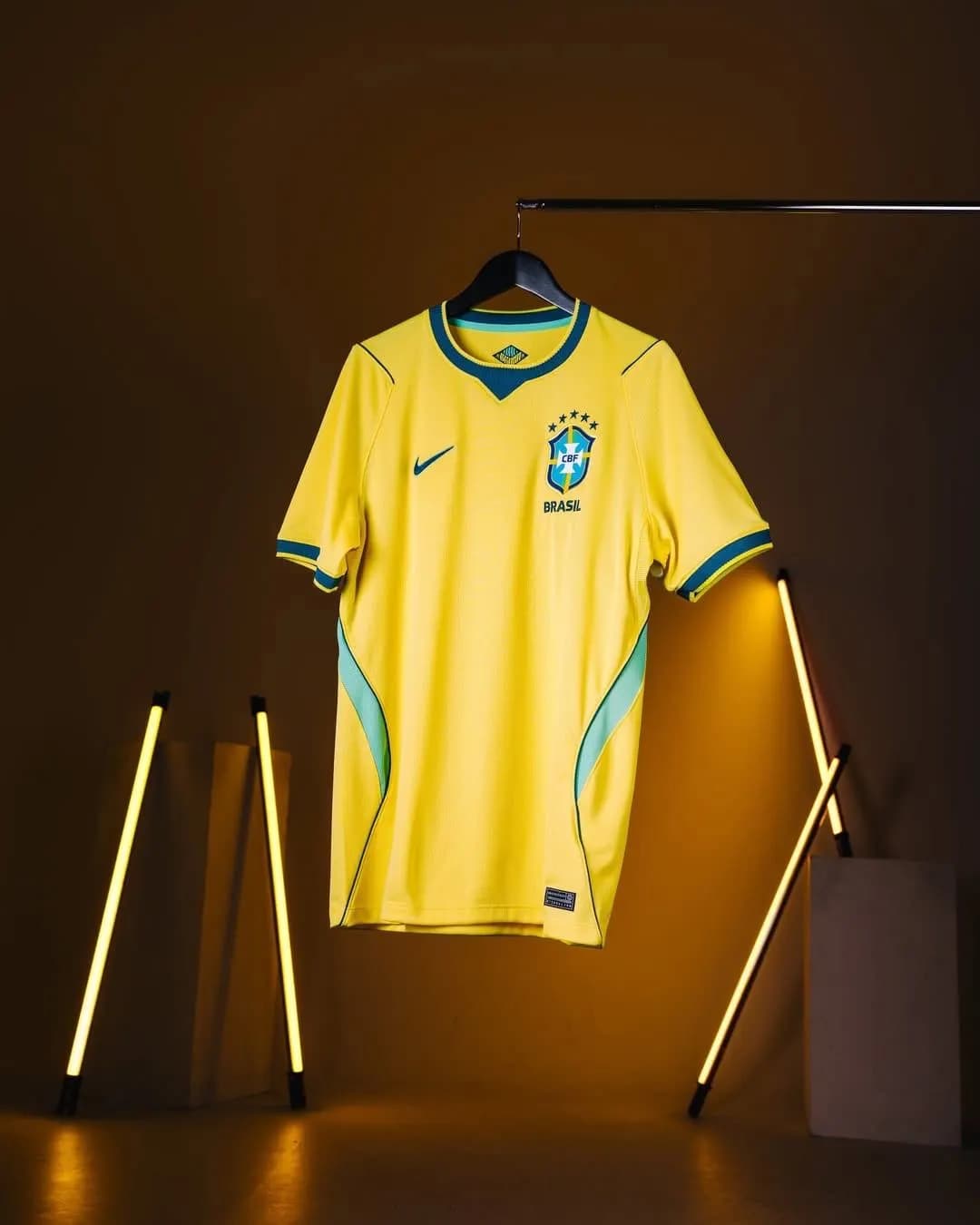 Brazil Home Jersey Random Store — back view
