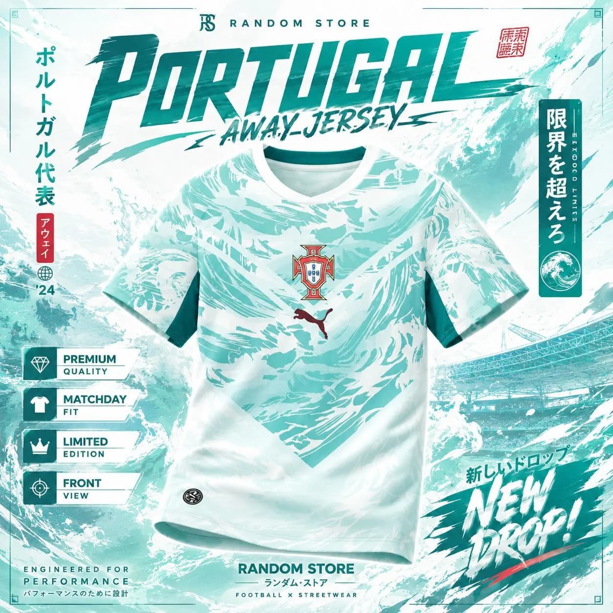 Portugal Away Jersey football jersey Bangladesh — Savageon