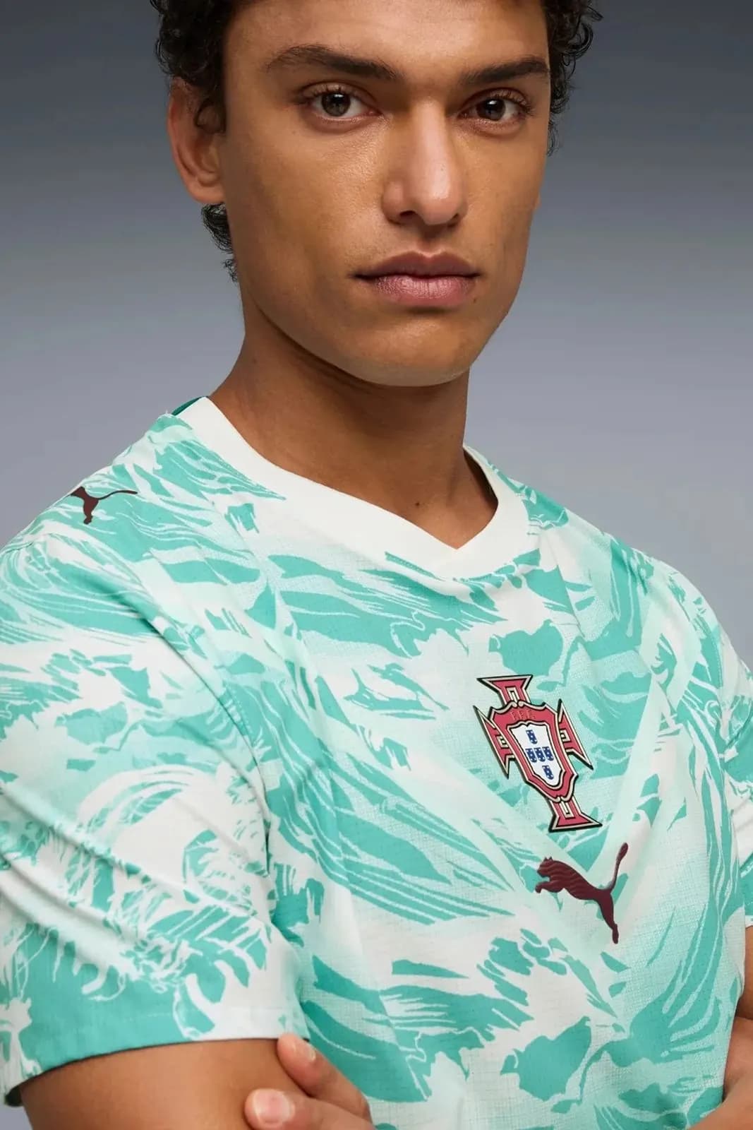 Portugal Away Jersey Random Store — back view