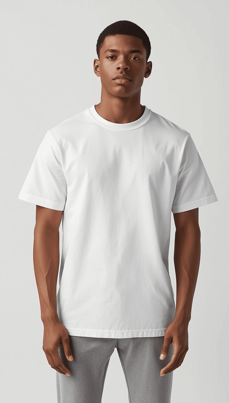Heavyweight Solid Tee — White