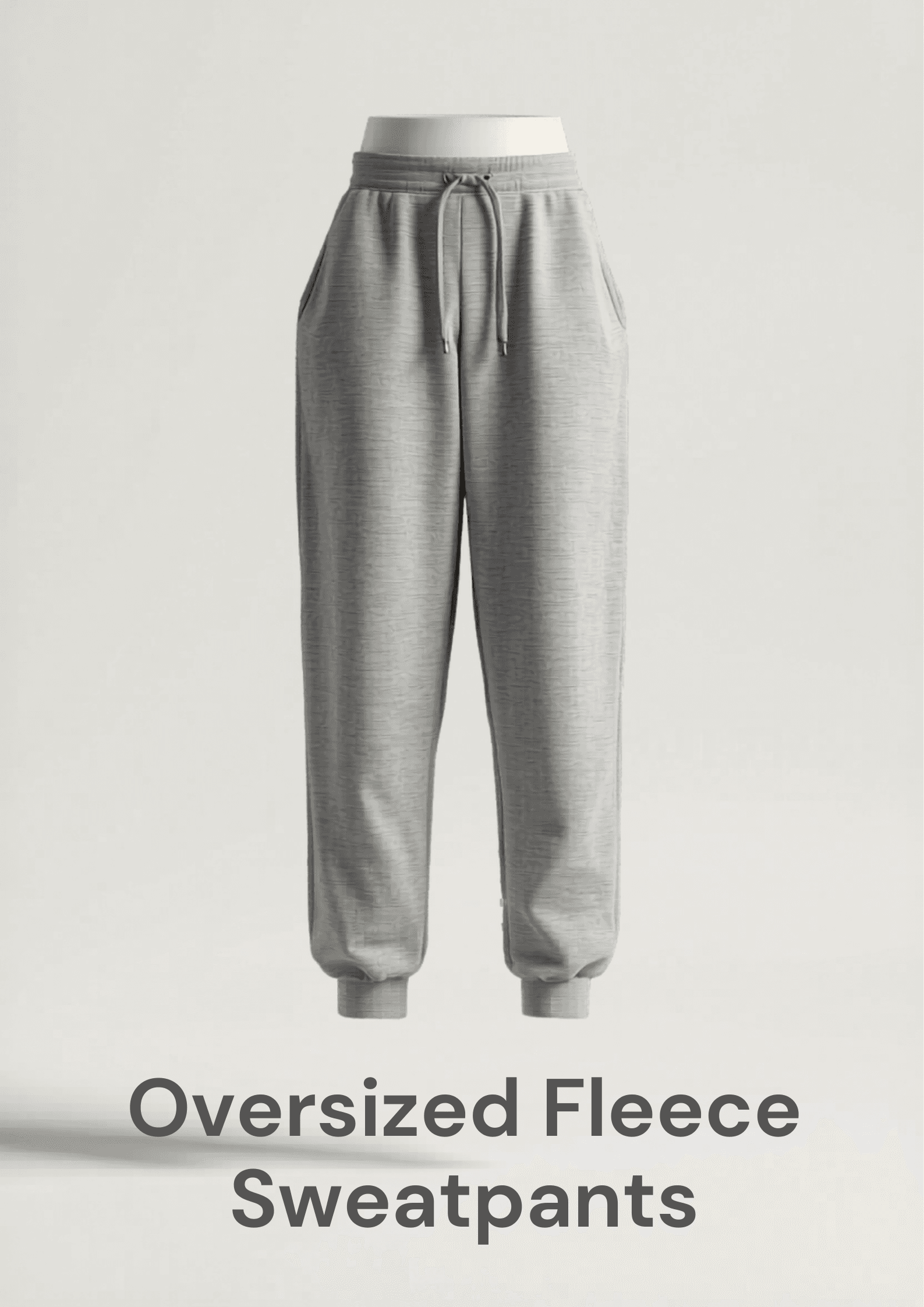 Savage Fleece Sweatpants — Grey — Savageon Bangladesh