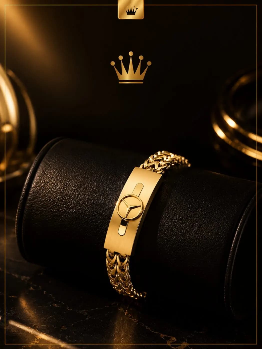 Premium Mercedes Star Bracelet — Savageon Bangladesh