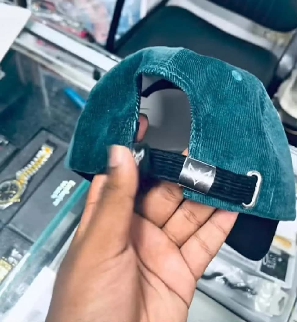 Premium Teal & Black TANJIAN Baseball Cap — back view