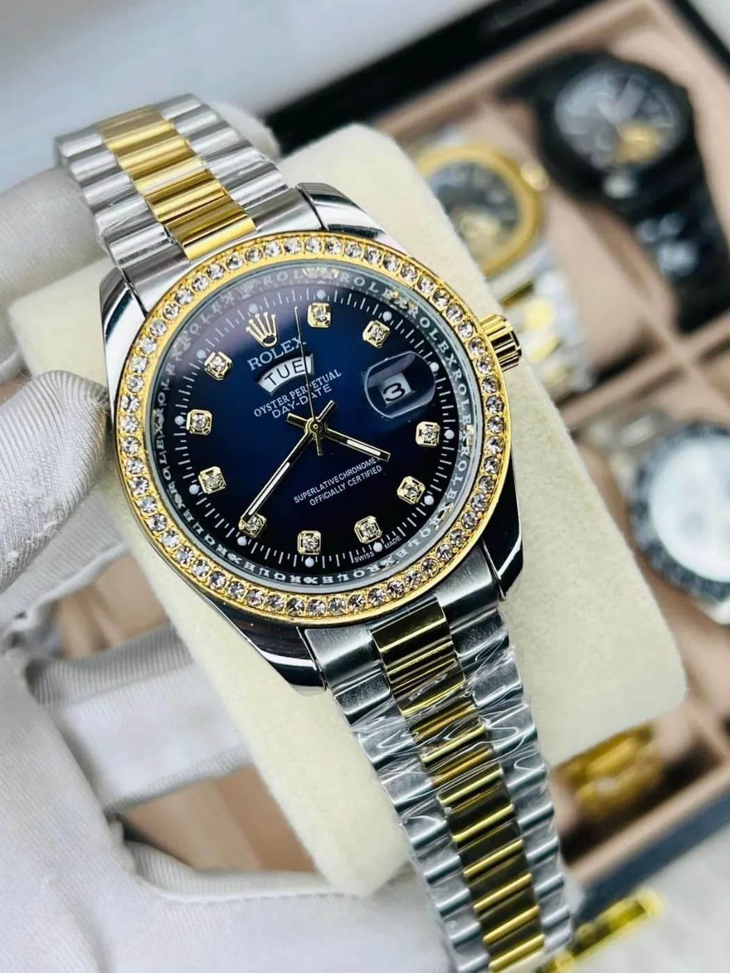 Midnight Blue Gold