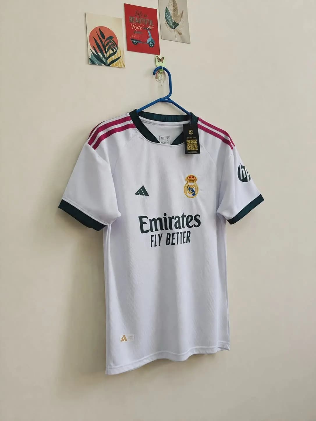 Real Madrid Home Jersey Men — back view