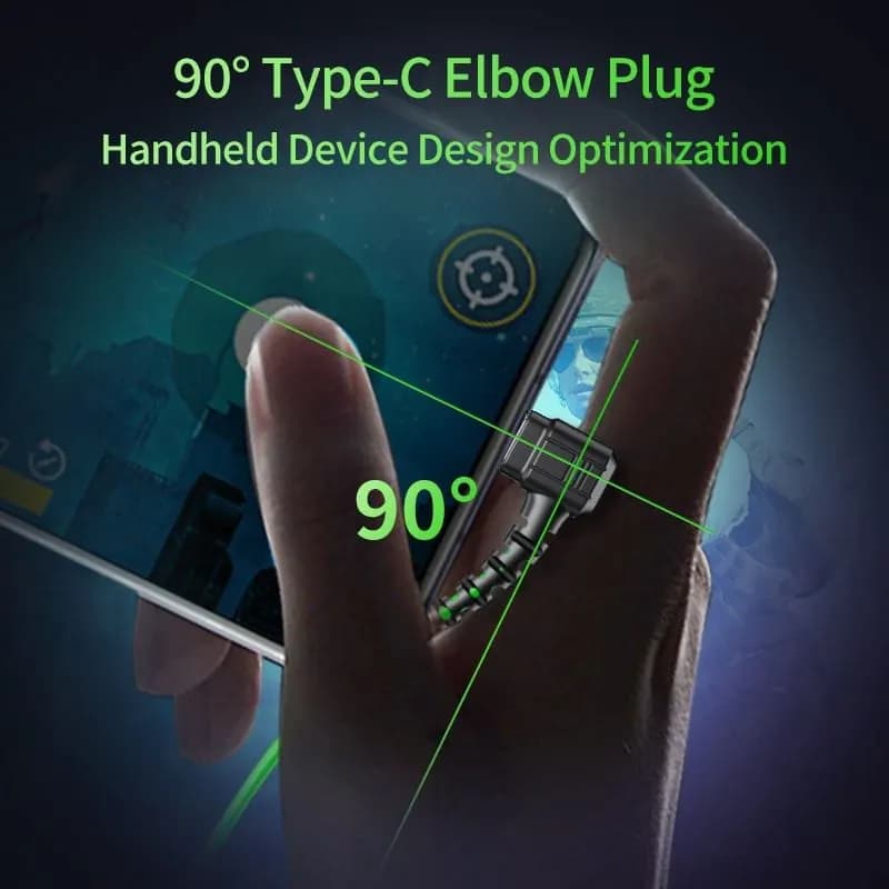 Plextone RX3 PLUS Type-C Wired Gaming Earphone Accessories — back view
