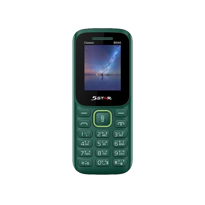 Mobile Phone - 5star BD40 Feature Phone - Dual SIM Accessories — back view