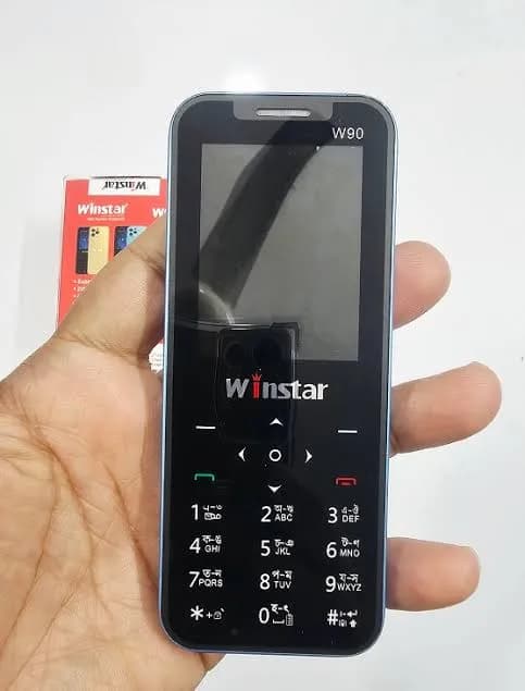 Mobile Phone - Winstar W90 4 SIM Feature Phone with 2000mAh Battery — fabric close-up