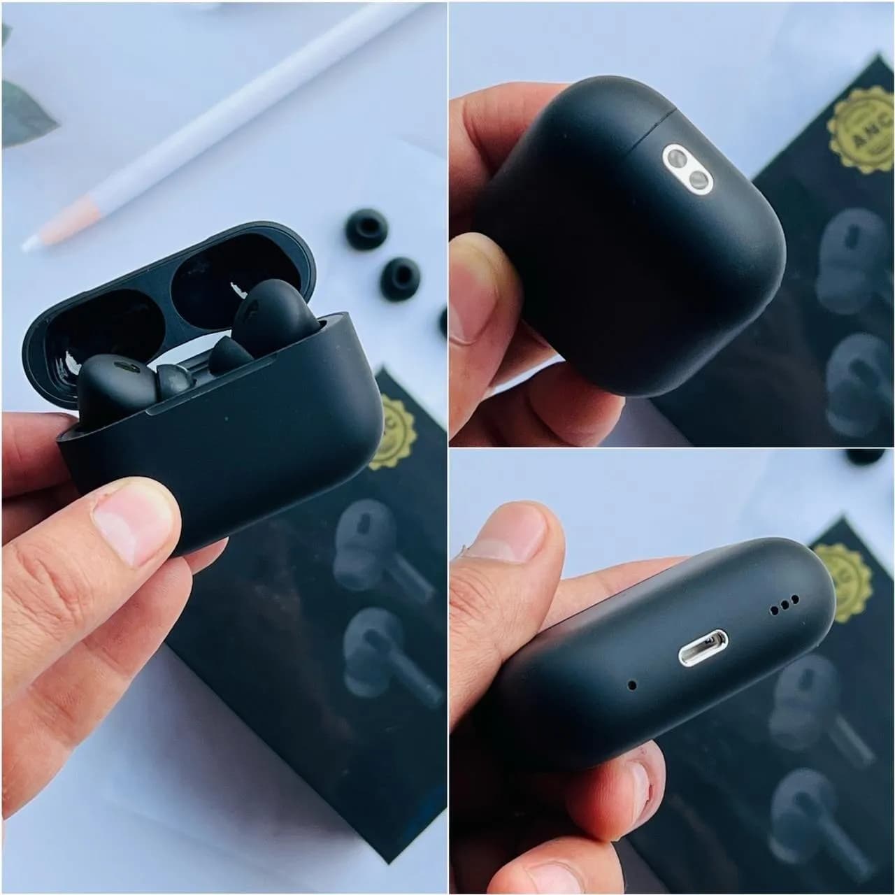 AirPods Pro 2nd Generation – Type-C | Active Noise Cancellation | Wireless Earbuds Accessories — back view