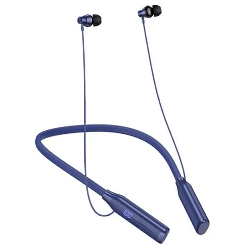 Hoco Wireless Neckband Earphone with 150-Hour Long Playtime Accessories — fabric close-up