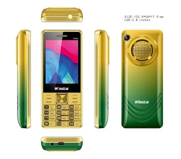 Mobile Phone - Winstar W800 Big Screen & Big Speaker Feature Phone — back view
