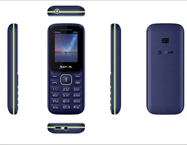 Mobile Phone - 5star BD40 Feature Phone - Dual SIM Accessories — side view