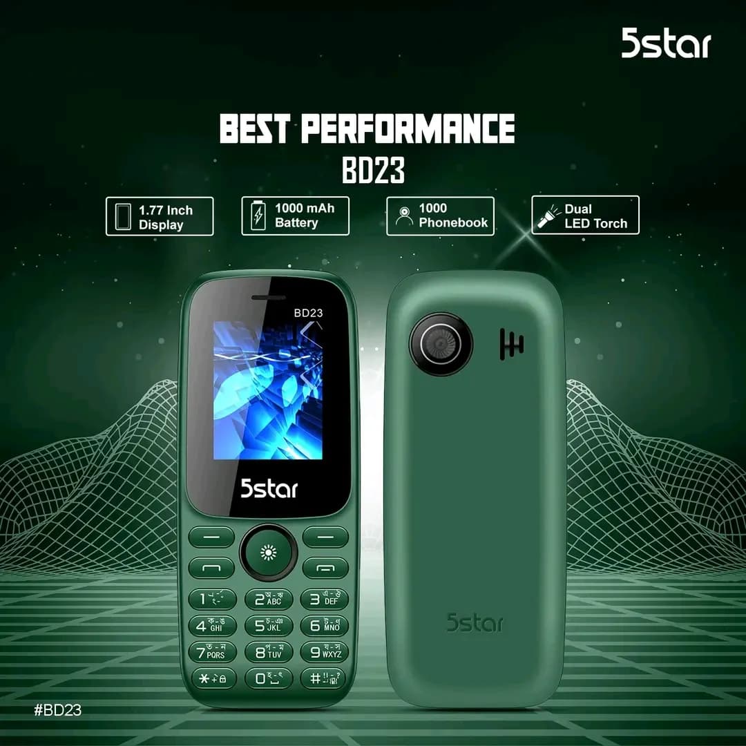 Mobile Phone - 5star BD23 Feature Phone - Dual SIM — Savageon Bangladesh