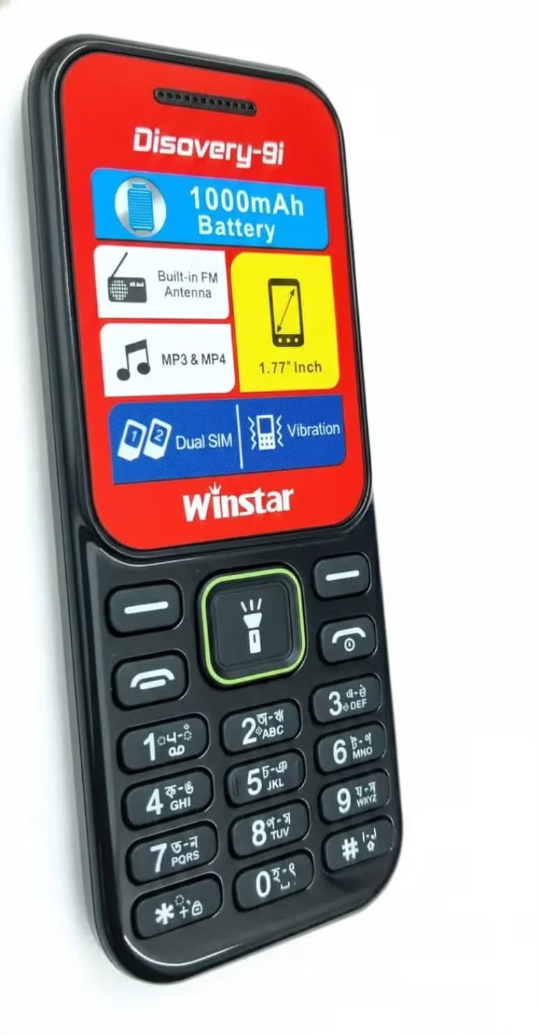 Mobile Phone - Winstar Discovery-9i Dual Sim - MTK Chipset - Feature Phone — detail shot