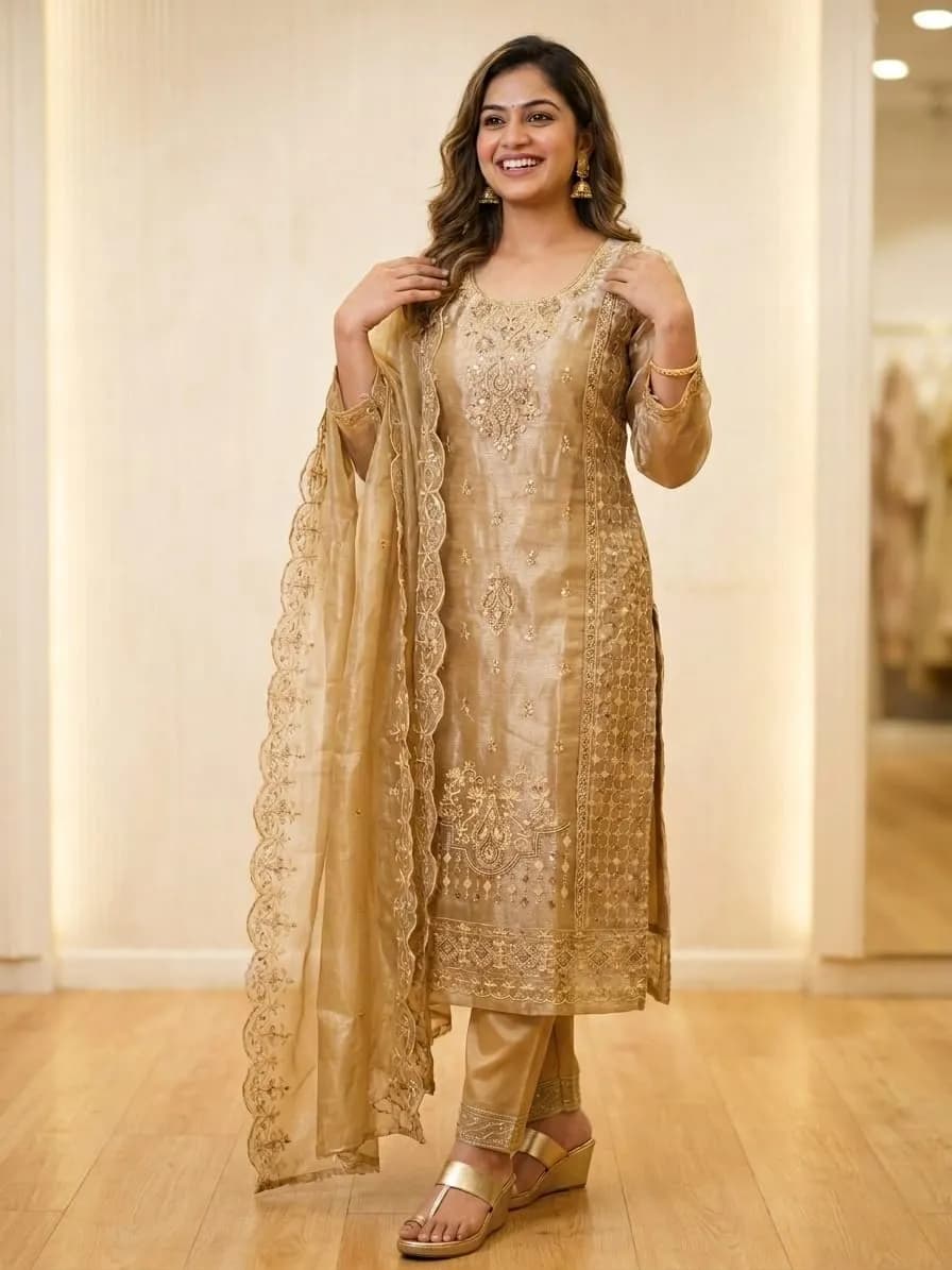 Indian Jimmy Choo - Premium Embroidered Four-Piece — Savageon Bangladesh