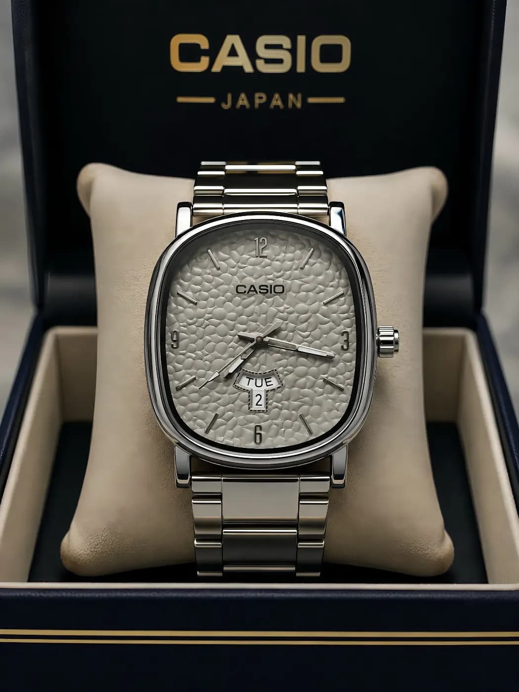 Casio Premium Watch — fabric close-up