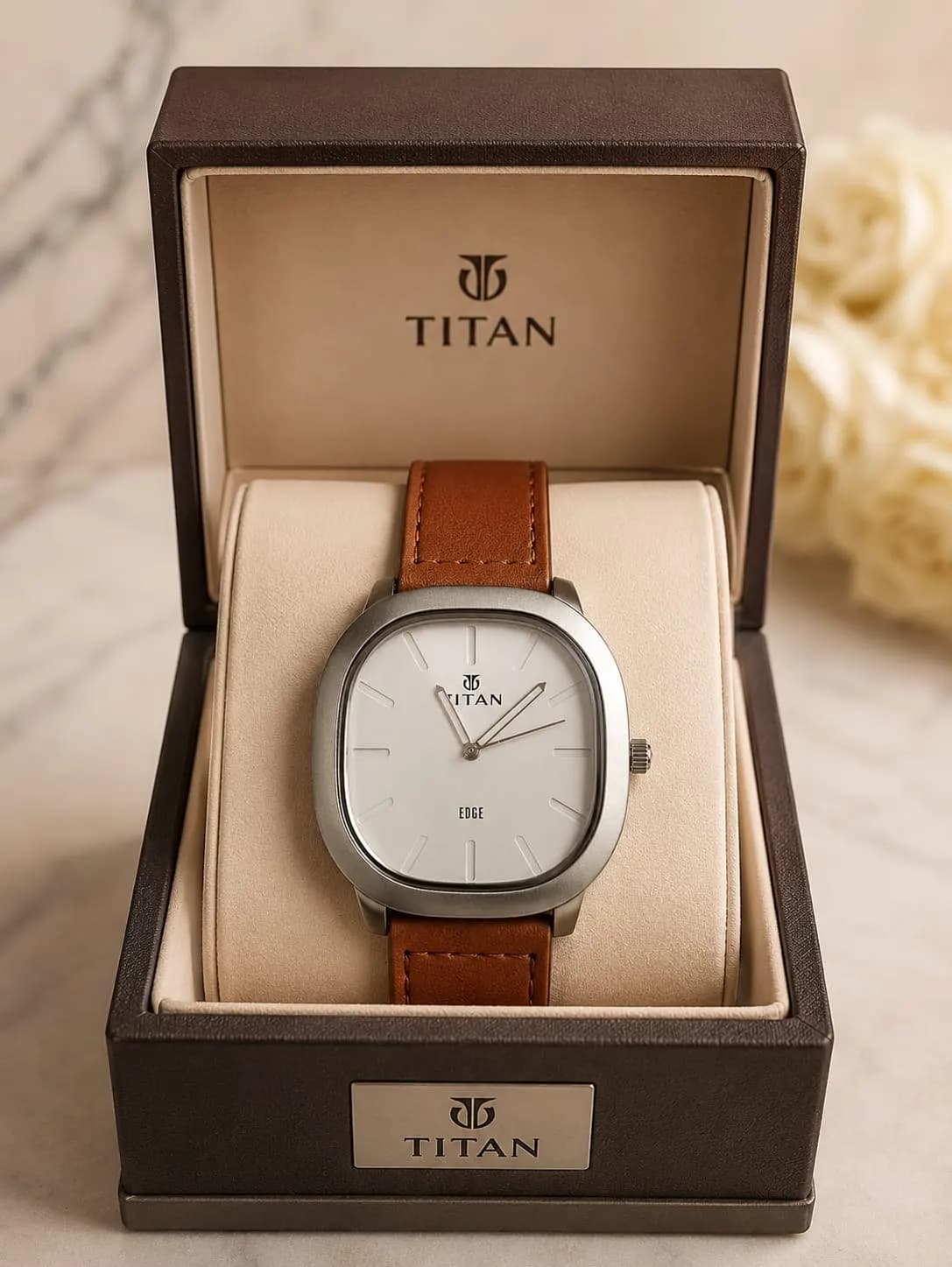 Titan premium watch — detail shot