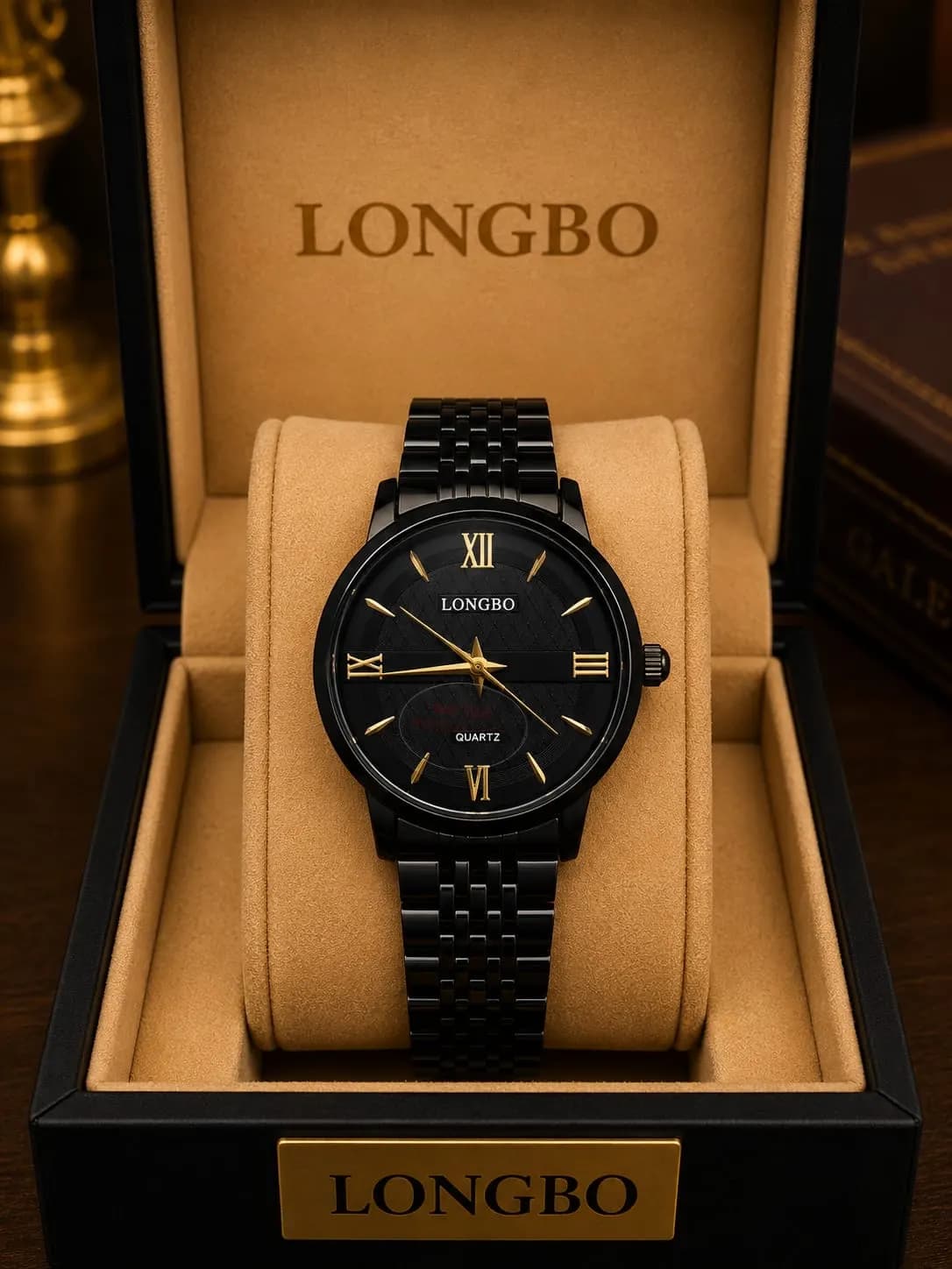 Longbo  Girls watch — fabric close-up