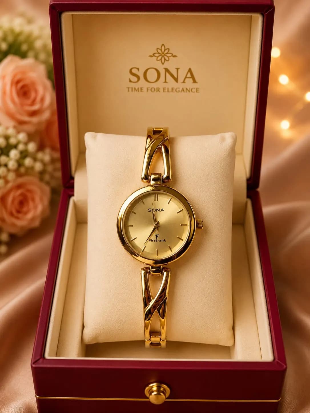 Sona women wacth — back view
