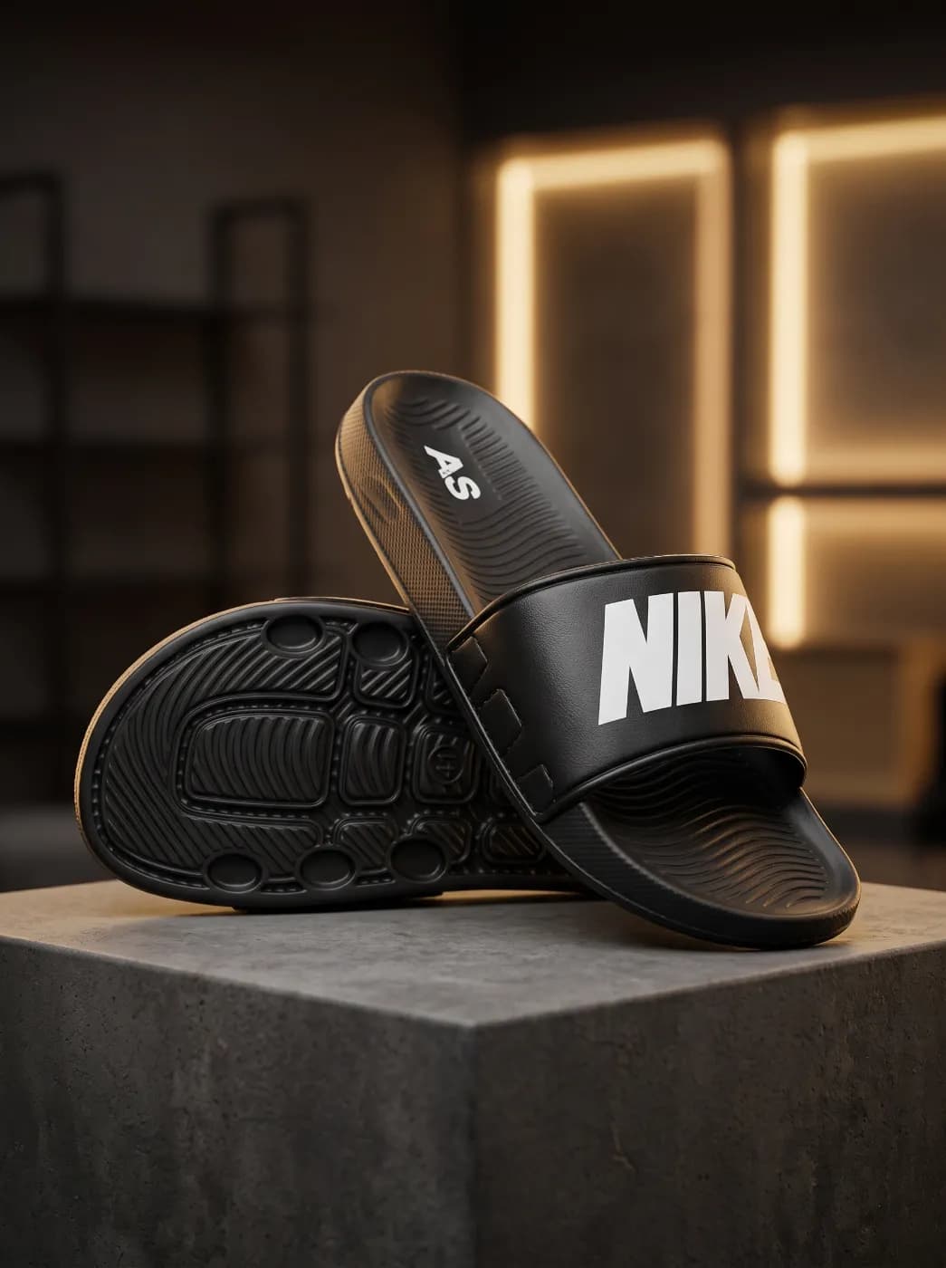 NIke Flow Sandal — back view