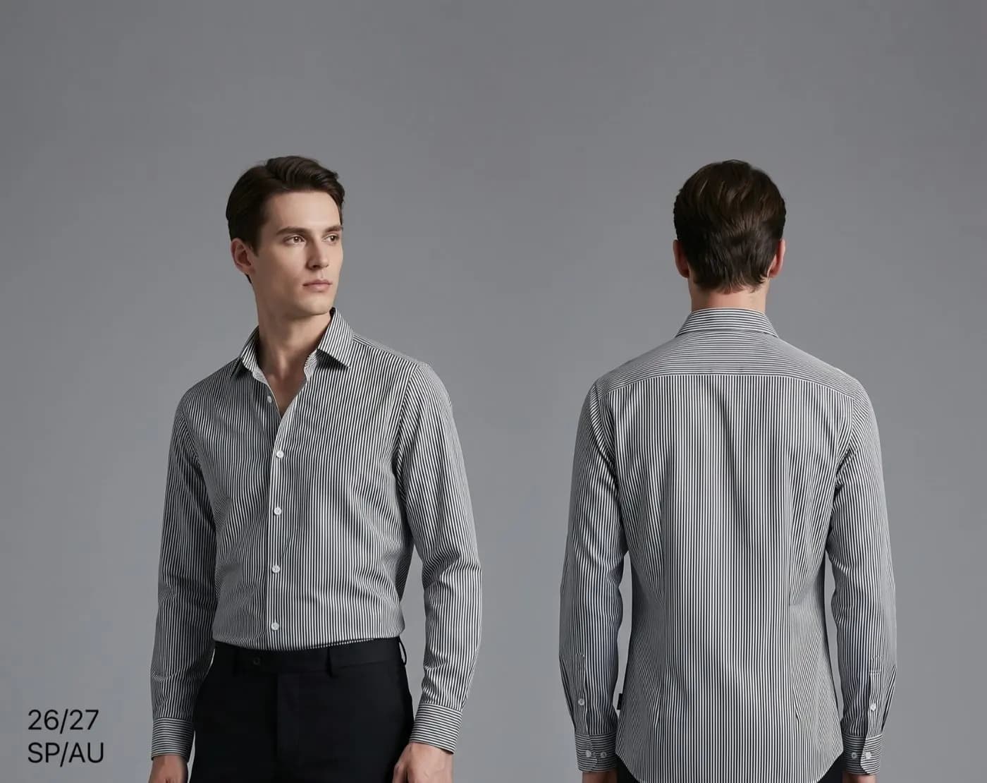 Premium Old Money Full Sleeve Stripe Shirt | Timeless Luxury Collection by ADISOM — Savageon Bangladesh