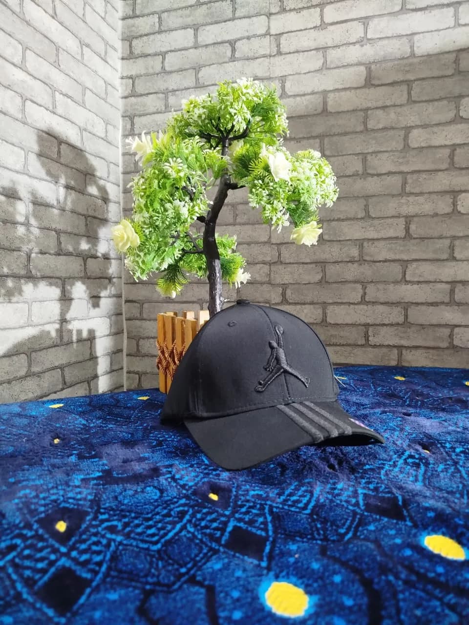 Premium Cotton Fabric Cap। ADISOM — back view