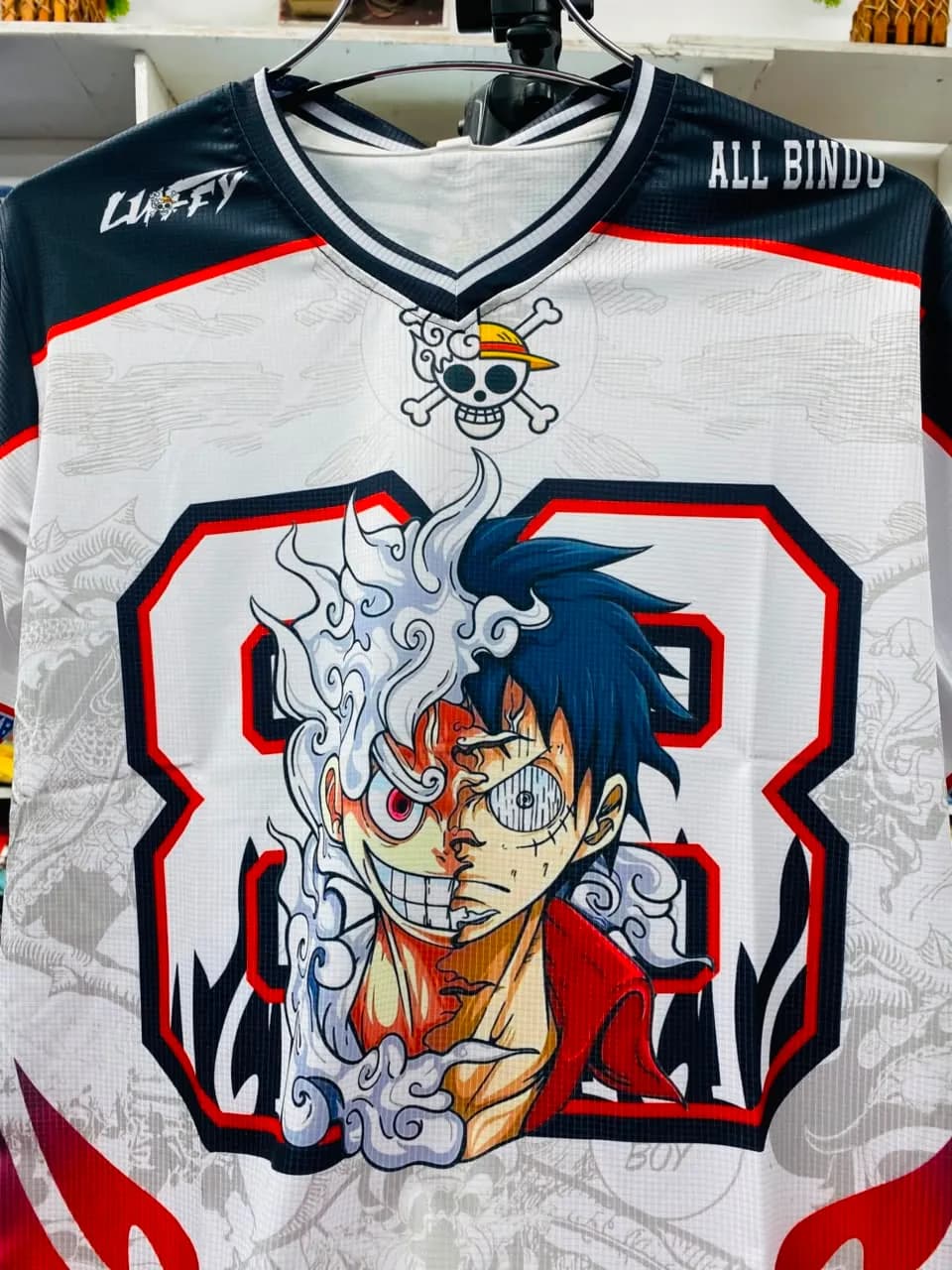 Premium Pirate Graphic Jersey Drop Shoulder T-Shirt। ADISOM Men — detail shot