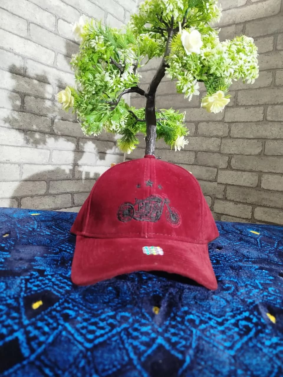 Premium suede Fabric Cap। ADISOM — side view