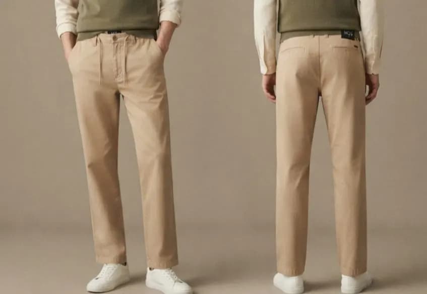 Premium Remi Cotton  Trouser Men — detail shot
