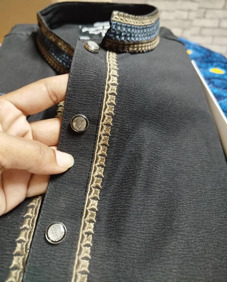 Premium Panjabi | Celebrate in Style — ADISOM Men — back view