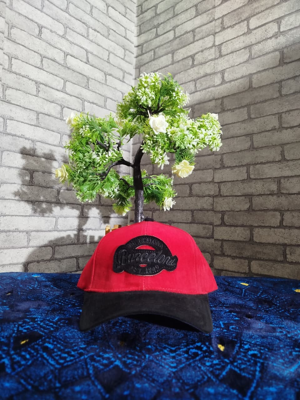 Premium suede Fabric Cap। ADISOM — back view