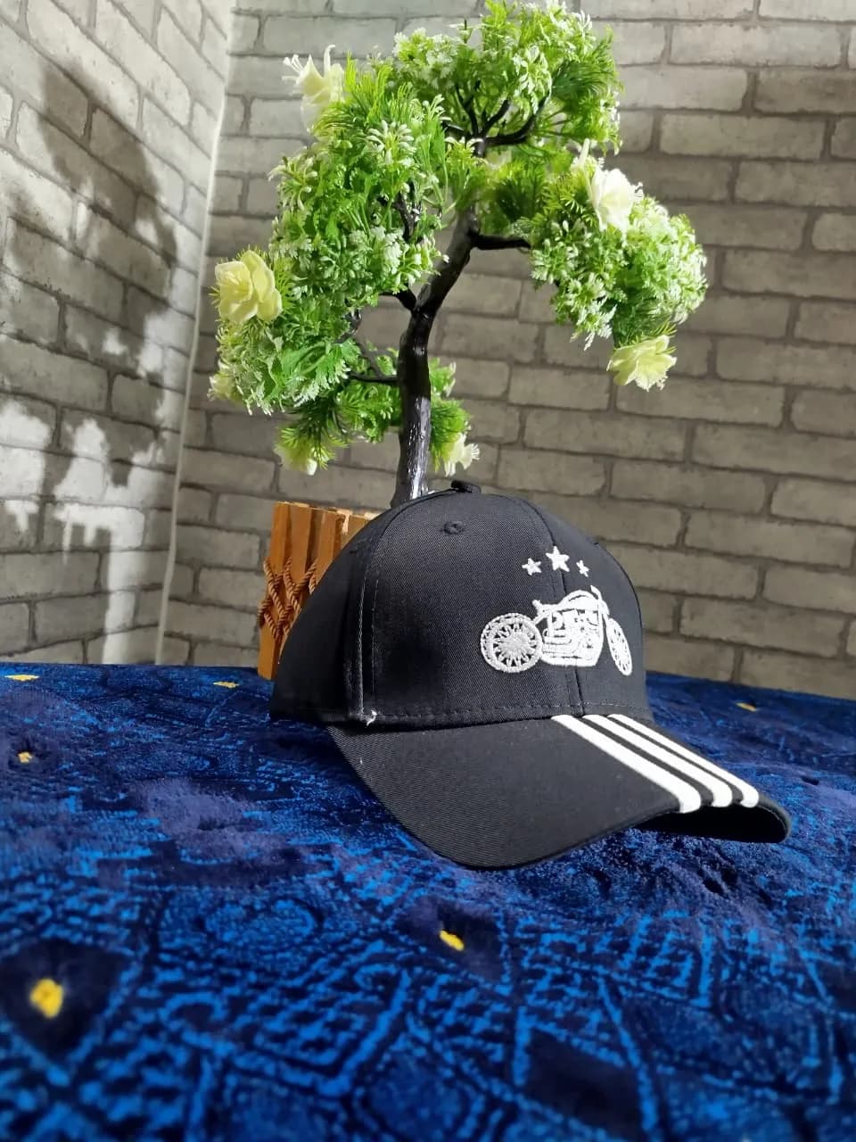 Premium Cotton Fabric Cap। ADISOM — back view