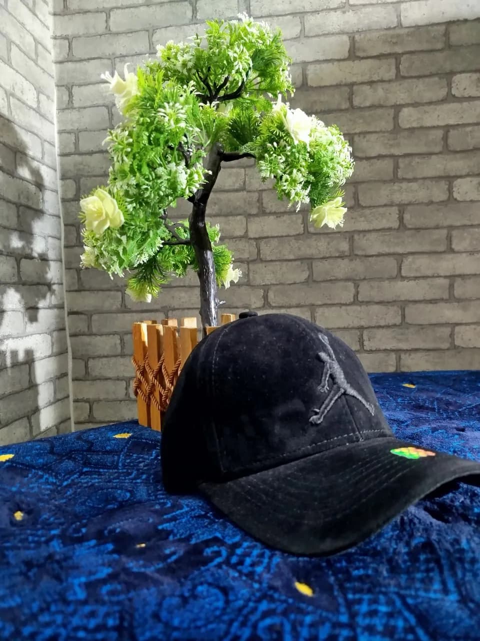 Premium suede Fabric Cap। ADISOM — back view