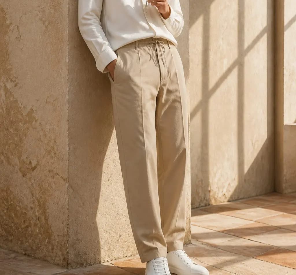 Premium Remi Cotton  Trouser Men — side view