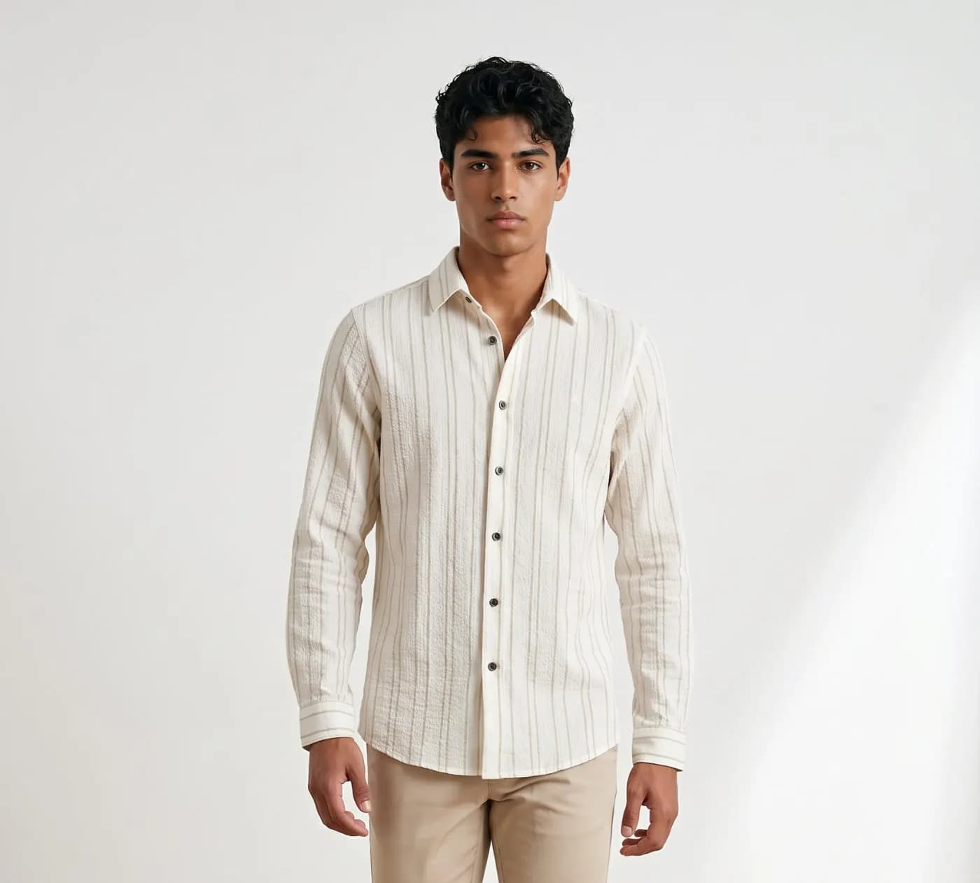 ✨ Premium Men's Casual Shirt | Stylish, Comfortable & Perfect for Every Occasion ✨ — back view