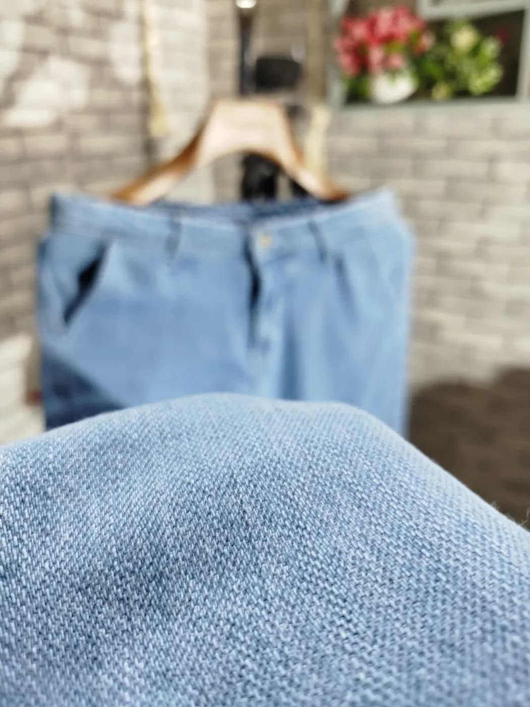 💙 NEW ARRIVAL | ADISOM SKY BLUE BAGGY PANT 💙 Jeans — side view