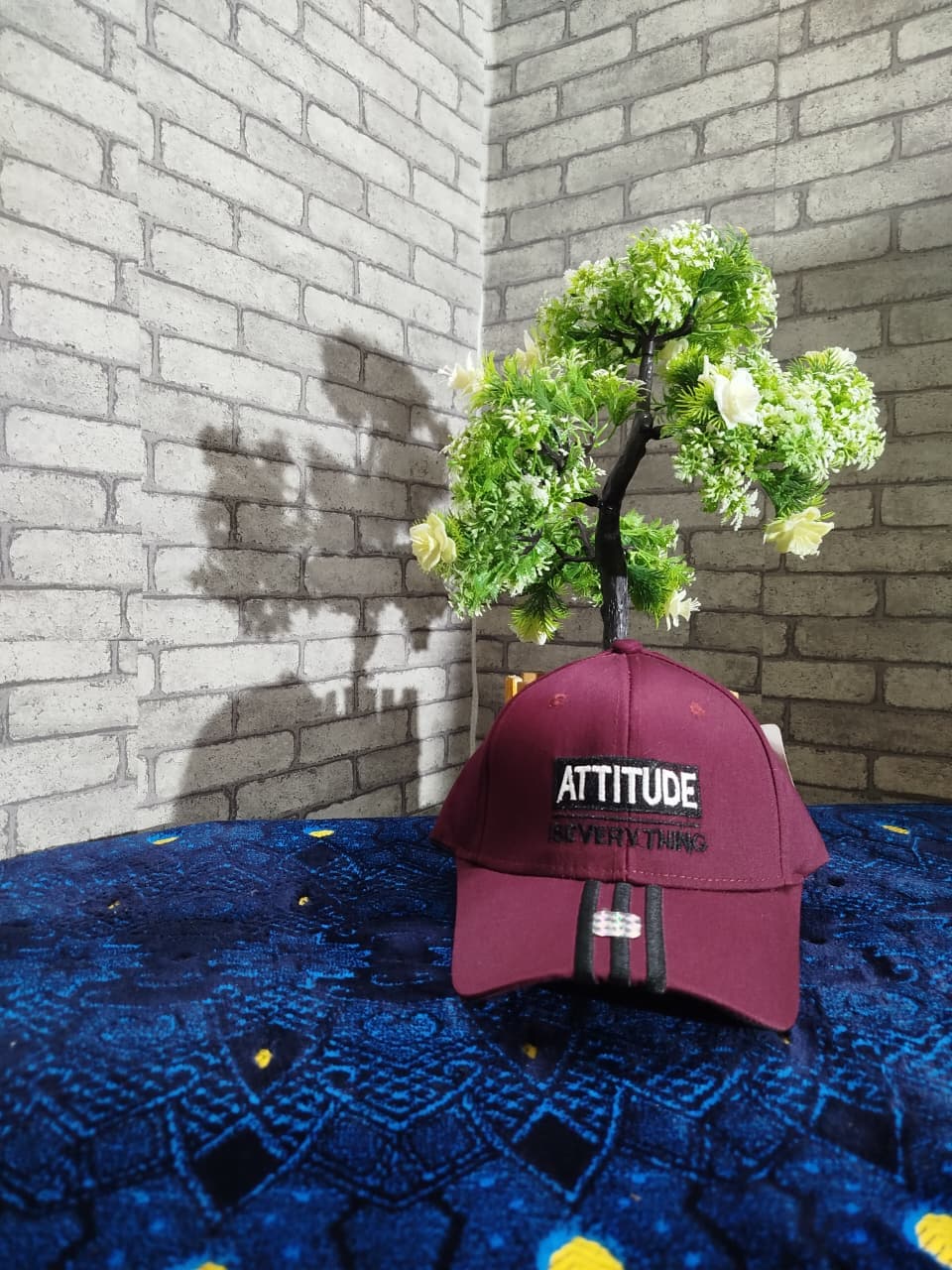 Premium Cotton Fabric Cap। ADISOM — side view