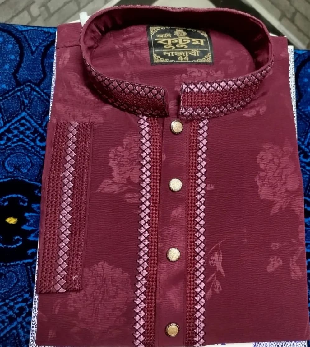 Designer Panjabi | Exclusive Premium Traditional Wear — ADISOM Men — back view