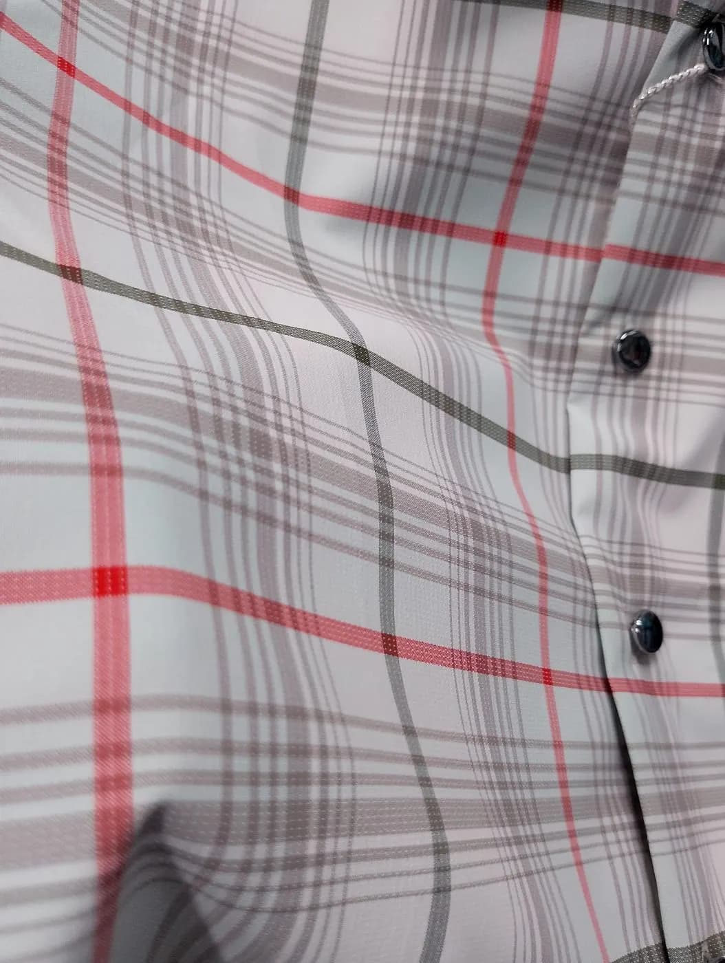 Premium Full Sleeve Check Shirt | Classic Elegance Collection by ADISOM Men — detail shot