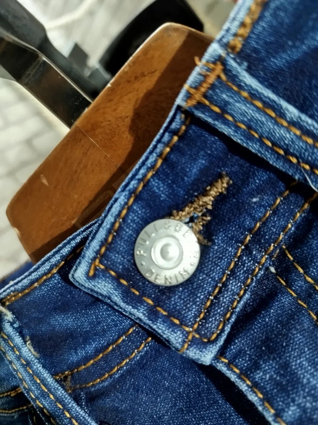 💙 NEW ARRIVAL | ADISOM DARK BLUE JEANS PANT 💙 — detail shot