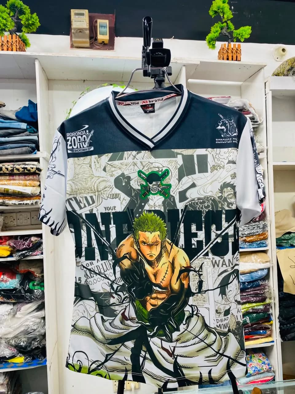 Warrior Graphic Premium Jersey Drop Shoulder T-Shirt।ADISOM Men — back view