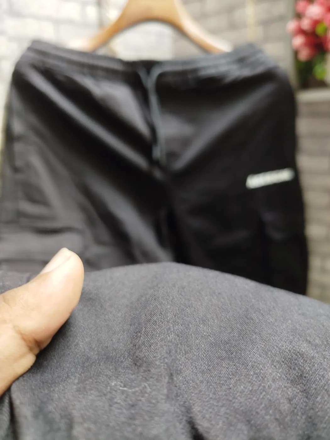 🔥 NEW ARRIVAL | ADISOM SPECIAL BLACK JOGGERS PANT 🔥 Jeans — detail shot