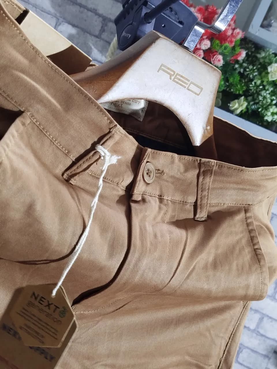 🤎 NEW ARRIVAL | ADISOM SPECIAL DARK BISCUIT GABARDINE PANT 🤎 Jeans — side view
