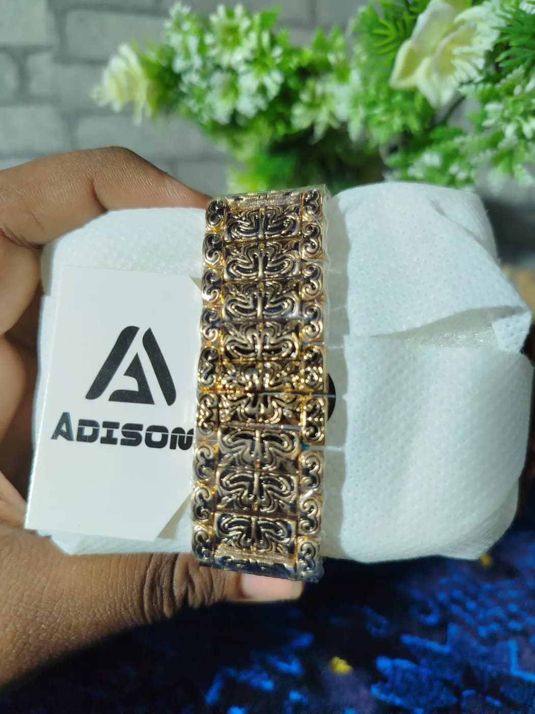 FOREST Rose Gold Dragon Watch | Luxury Skeleton Edition Men — side view