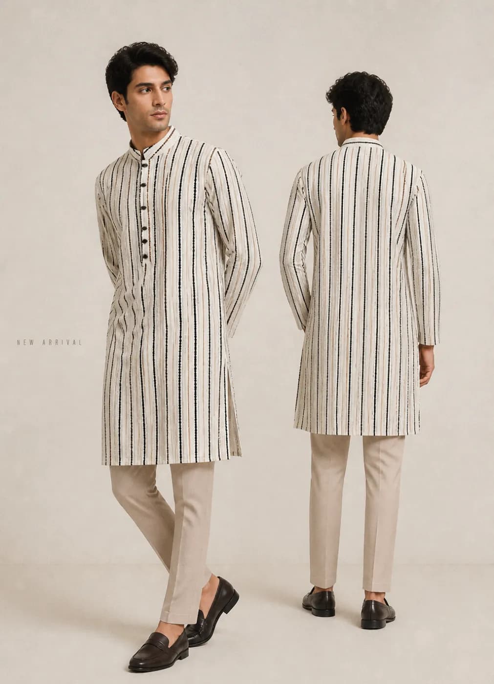Elegant White Panjabi | Timeless Traditional Elegance — ADISOM — Savageon Bangladesh